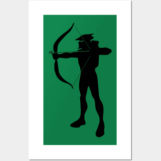 Robin Hood * back print quiver Posters and Art